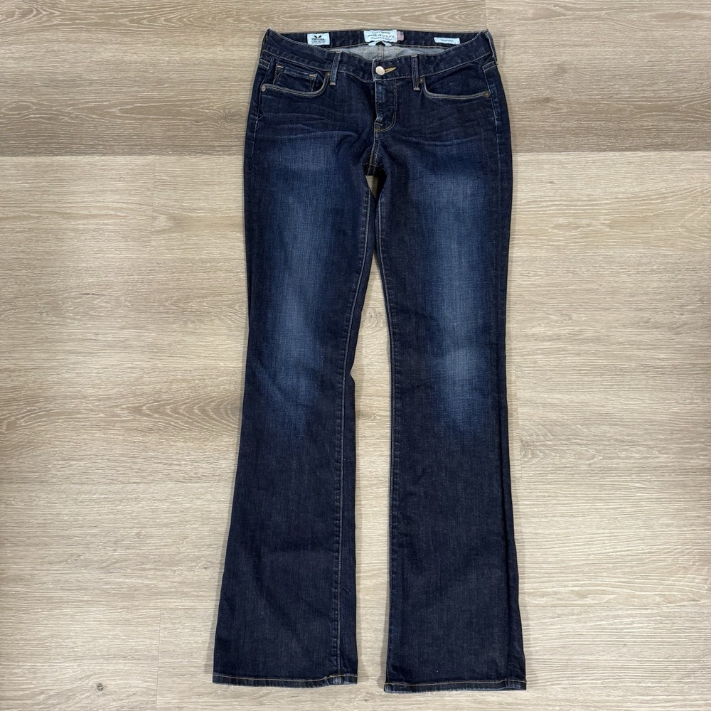 Lucky Brand‎ White Oak Cone Denim Lolita Boot Cut Selvedge US Made Size 4/27 - Picture 4 of 12